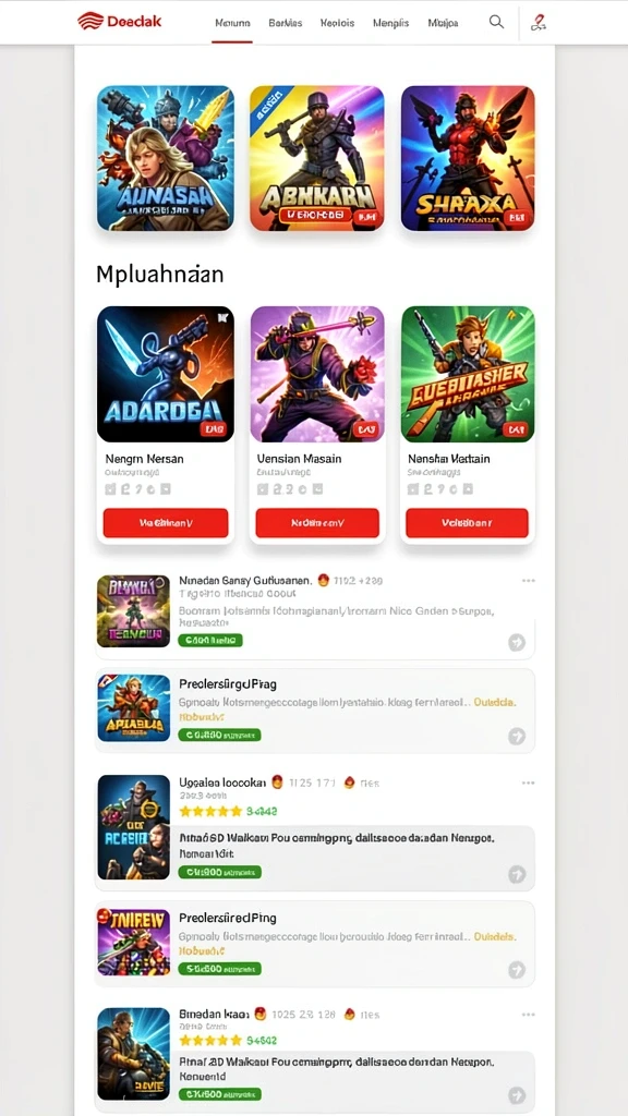 ceria33 - Tampilan level yang penuh warna dan menarik.