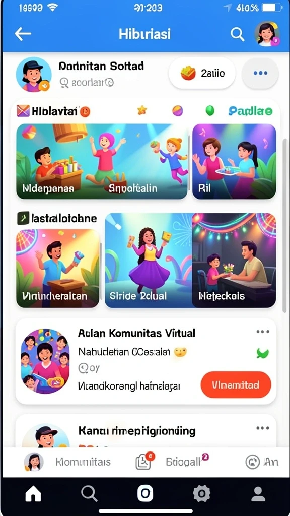 janda4d - Menampilkan karakter dengan desain yang unik.